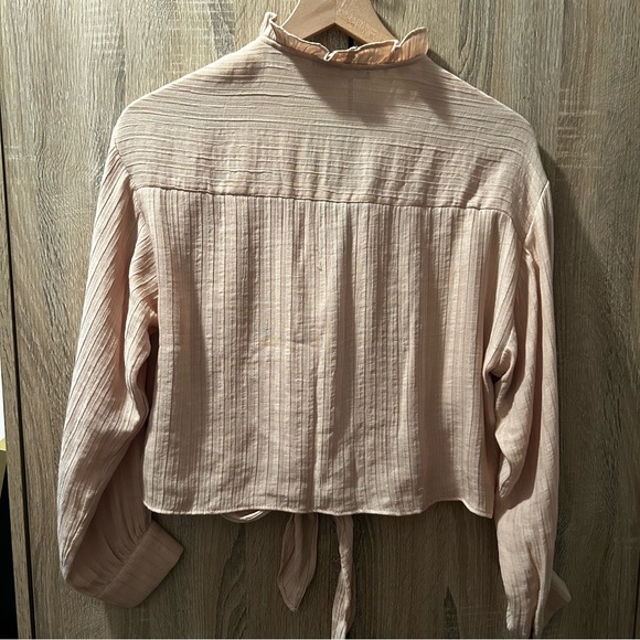 Tie Ruffle Blouse - Picture 2 of 5